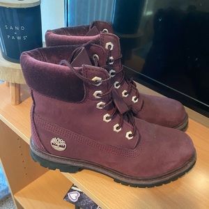 Velvet Timberland Boots